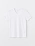 LC Waikiki V Neck Short Sleeve Combed Cotton Men's T-shirt